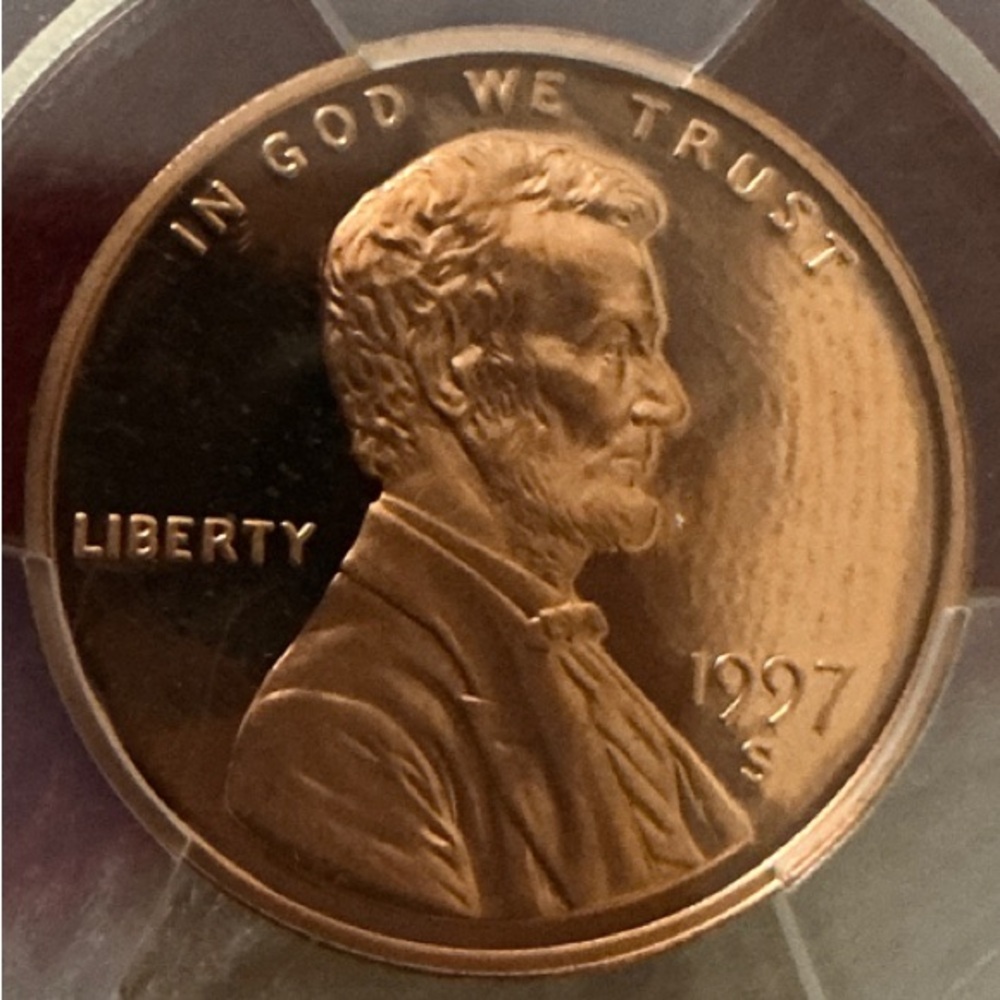 Certified 1997-S PR67 DCAMLincoln Penny